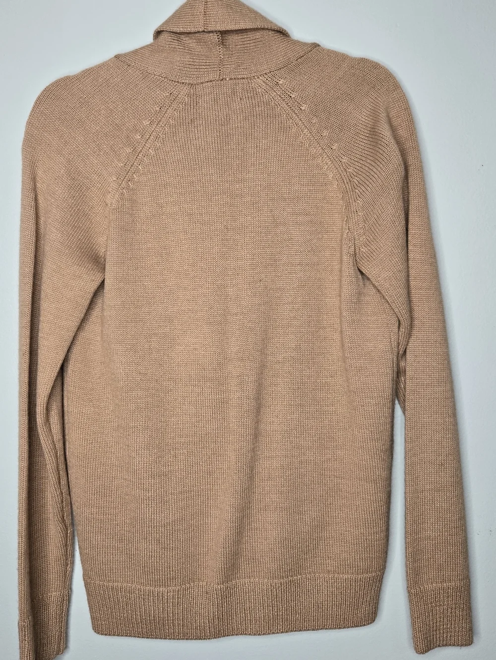 Cynthia Rowley Beige Tan Cardigan M - Picture 3 of 6